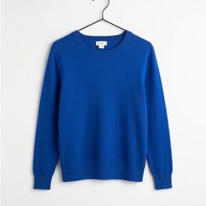J. Crew Vibrant Blue Crewneck Sweater